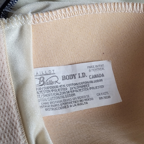 1980s retro nautical backless one piece romper - Picture 8 of 15